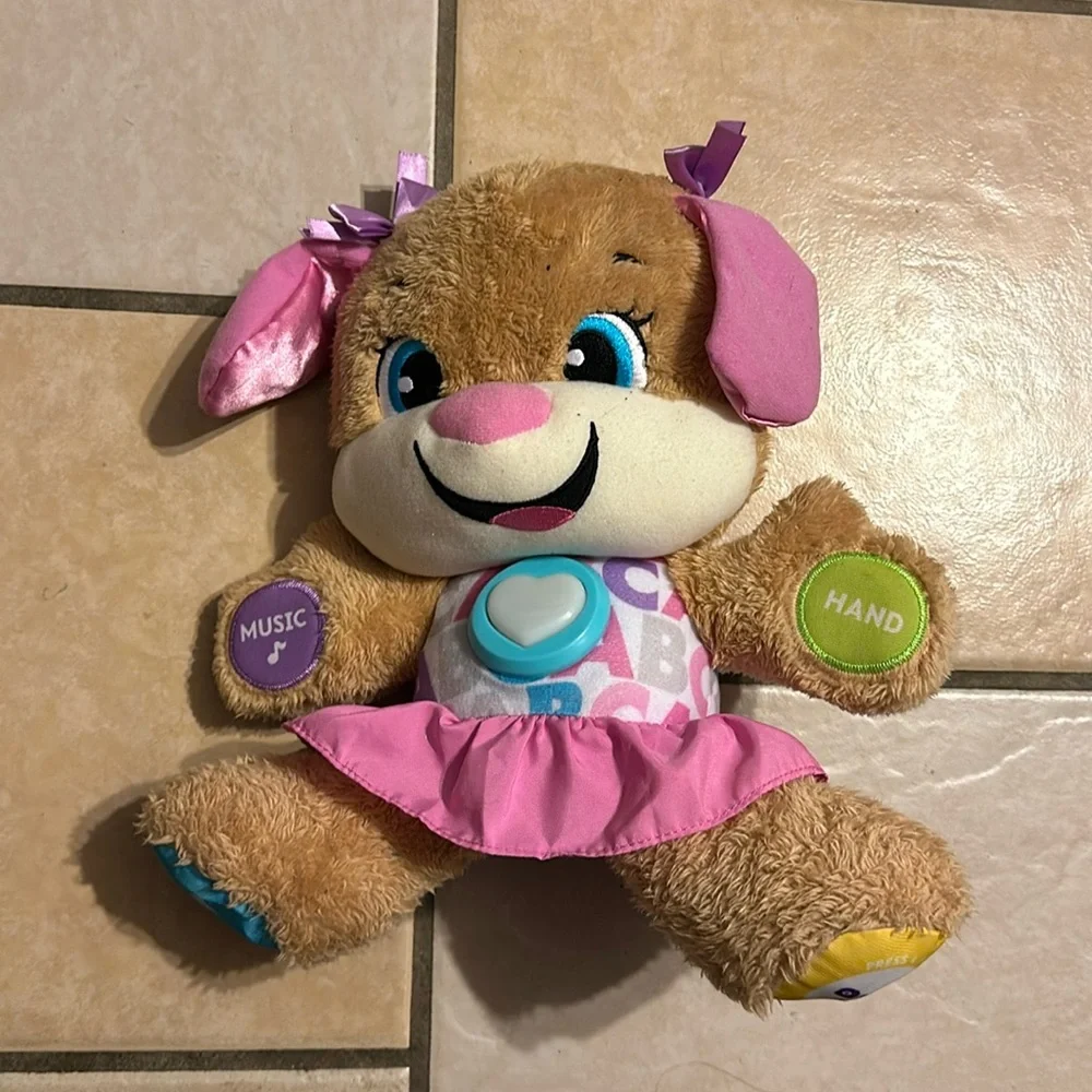 Toddler fisher price learning girl teddy bear bear‎